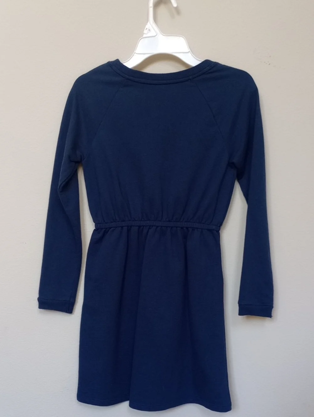 Wonder Nation Girls Navy Sparkle Moon & Pegasus Drawstring Dress